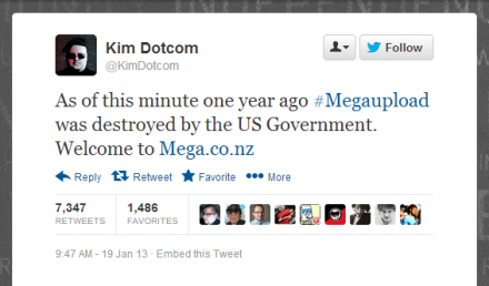 kim dotcom-tweet-lanzamiento-mega